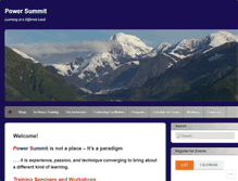 Tablet Screenshot of powersummit.com